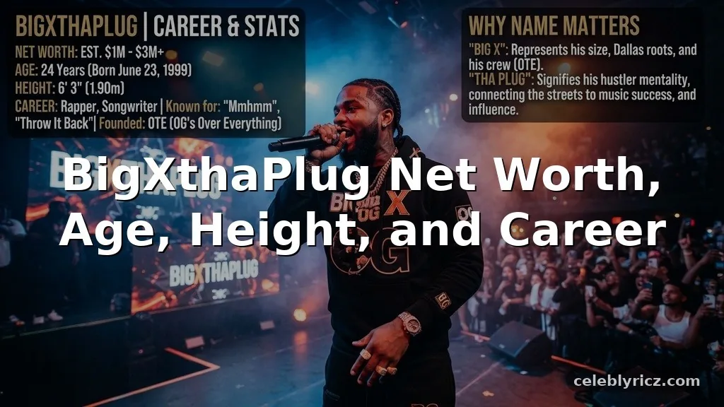 BigXthaPlug Net Worth, Age, Height, and Career