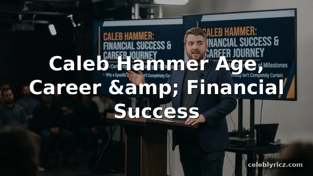 Caleb Hammer Age, Career, and Financial Success