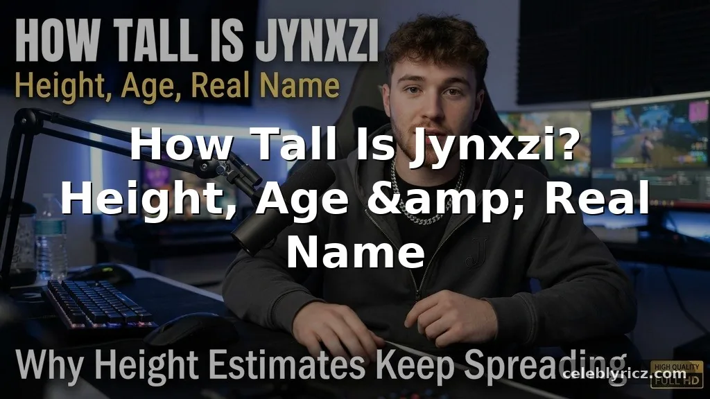 How Tall Is Jynxzi? Height, Age, and Real Name