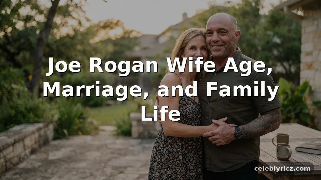 Joe Rogan Wife Age, Marriage, and Family Life