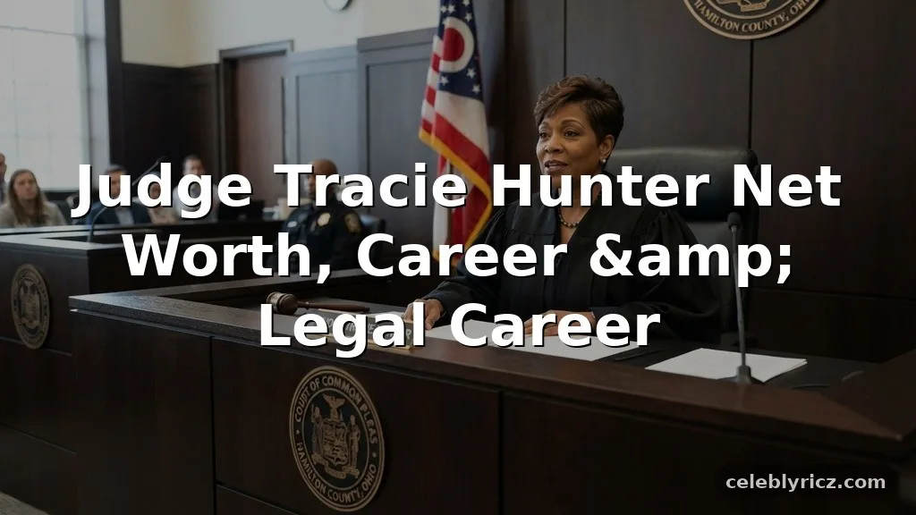 Judge Tracie Hunter Net Worth, Career, and Legal Career