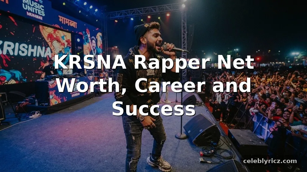 Krishna Rapper Net Worth, Career, and Success