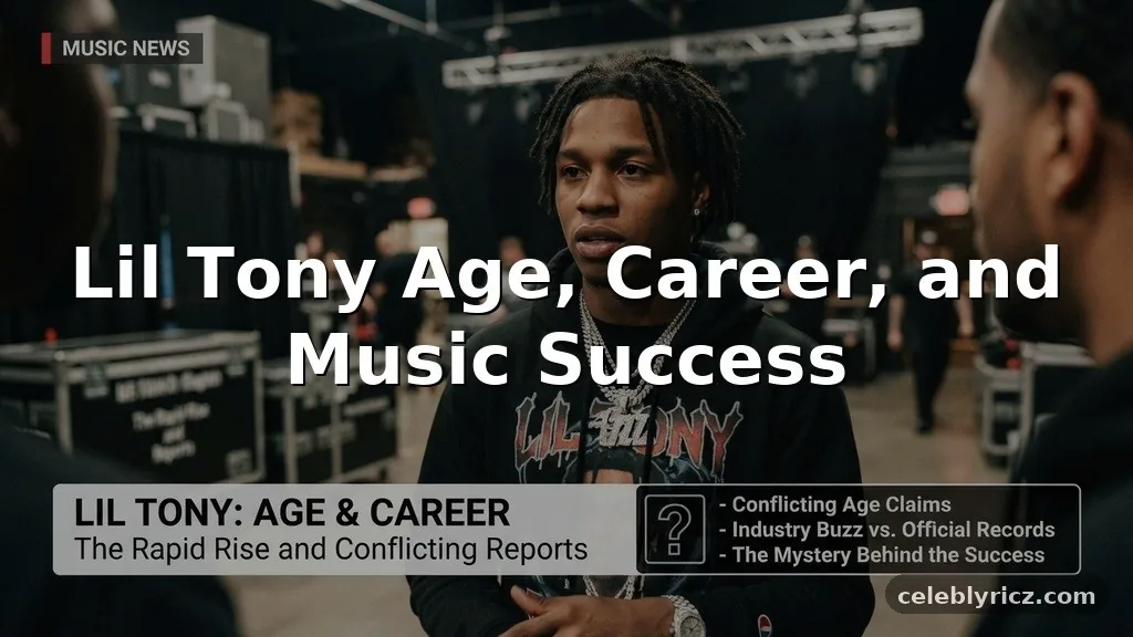 Lil Tony Age, Career, and Music Success