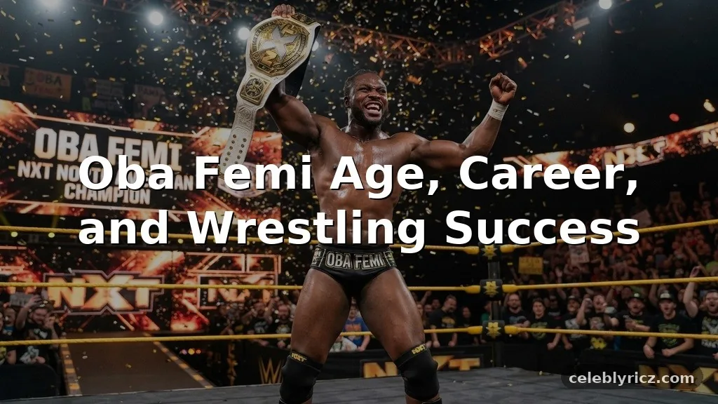 Oba Femi Age, Career, and Wrestling Success