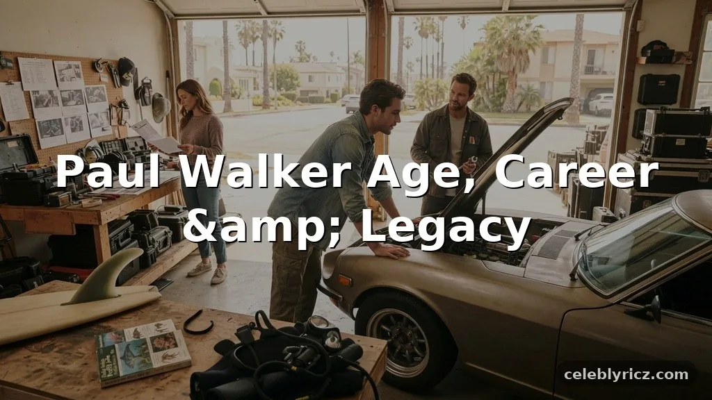 Paul Walker Age, Career, and Legacy