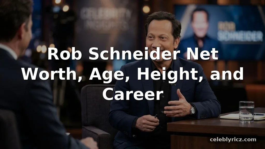 Rob Schneider Net Worth, Age, Height, and Career