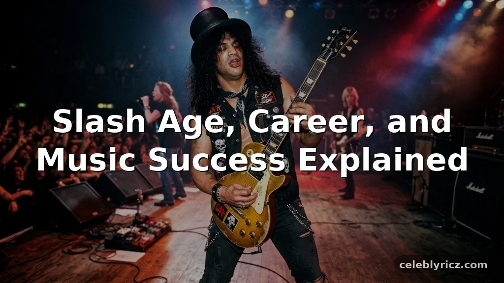 Slash Age, Career, and Music Success