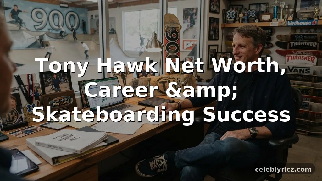 Tony Hawk's Net Worth, Career, and Skateboarding Success