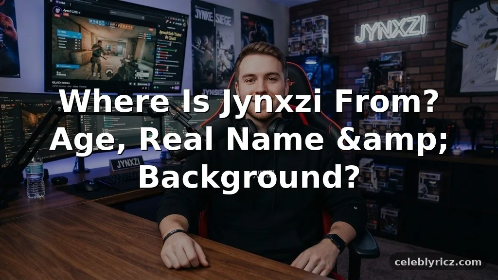 Where Is Jynxzi From? Age, Real Name, and Background